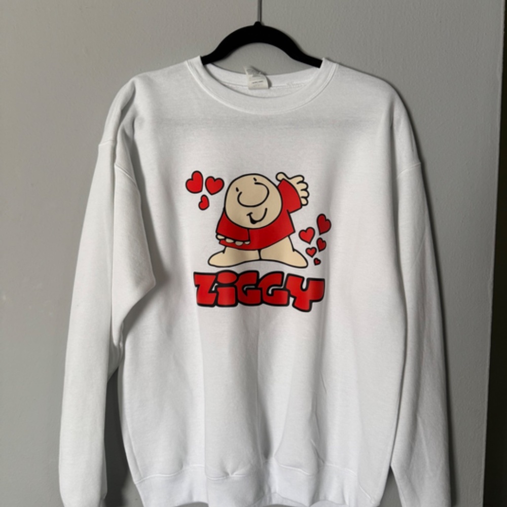 Ziggy sweatshirt 80's cartoon